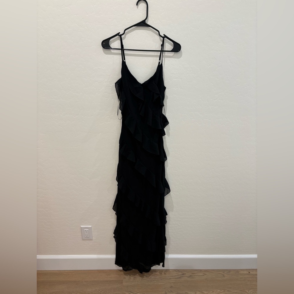 Petal & Pup Ciao Ruffle Chiffon Gown - Picture 4 of 7